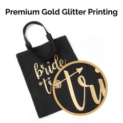 Bride Tribe Bags- Bridesmaid Canvas Totes and Bride Bag (7 pack)