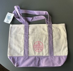 Trader Joe’s Lavender Canvas Reusable Limited Release Tote Shopping Bag