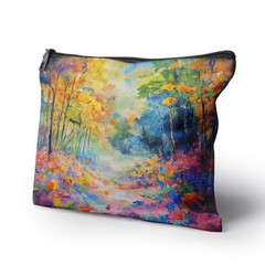 Cafl Vibrant Forest Makeup Bag Autumn Magic Cosmetic for