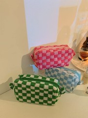 Small Cosmetic Bag Cute Makeup Y2k Accessories Aesthetic Make Up Pink