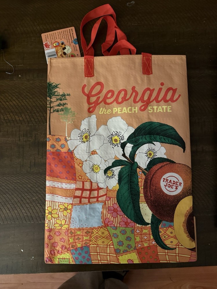 Trader Joe’s Mystery State Reusable Shopping Bag – Georgia Peach