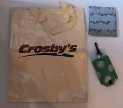 Bags, Grocery/Shopping Bags, Lot of 13 Asst. Cloth/Polycloth/Polyethylene