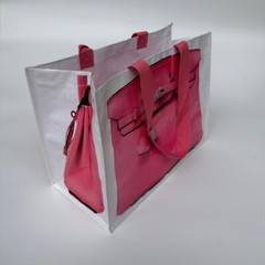 Reusable Designer Inspired Grocery Tote with Birken Croc Print MSRP $89 NEW
