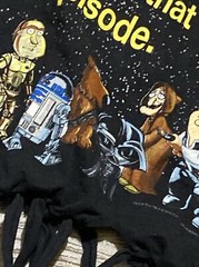 Handmade, Recycled, Upcycled T-Shirt Produce/Market Bag-Star Wars/Family Guy