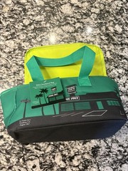Dark Green Trader Joe’s Mini Insulated Tote Bag NWT 1.5 Gal Lunch Box California