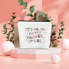 Paliboiu Dancer Gifts Makeup Bag Funny Dance Cosmetic