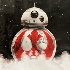 Tesco Star Wars The Last Jedi BB8 Tote Bag Stormtrooper Galaxy Droid New