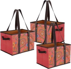 Reusable Grocery Bags Set Durable Heavy Duty Tote Bag Collapsible Grocery Shoppi