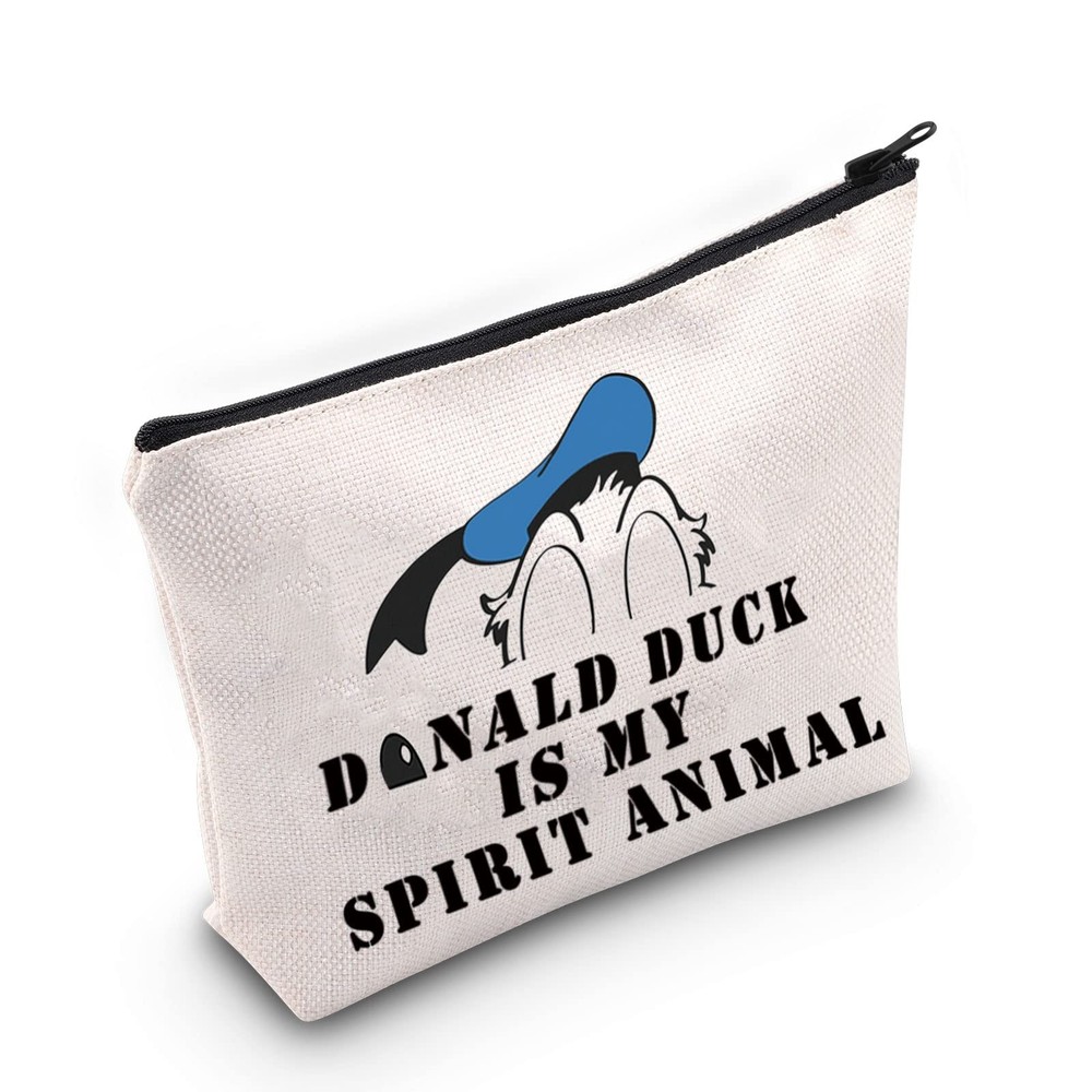 LEVLO Duck Cosmetic Makeup Bag – Lover’s Gift, Zipper Spirit Animal
