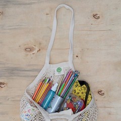 Cotton Mesh Grocery Bags – Reusable Grocery Net Bags – 100% Cotton Mesh Tote …