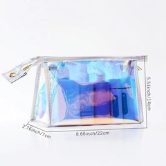 TotePrint Green Transparent Laser 8.66 inches* 5.51 inches * 2.76inch, white
