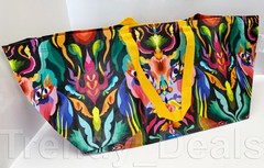 Ikea OMSESIDIG ÖMSESIDIG Large Shopping Bag Tote Bright Multicolor 19 gal