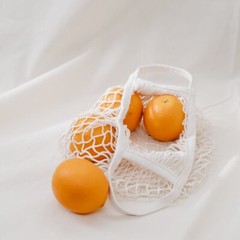 Mesh Shopping Bag Pack of 2 Natural Organic Cotton Biogradable & Eco-Friendly