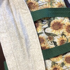 Sunflower fields Go-green grocery tote reusable tote handmade