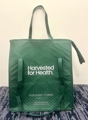 XL Insulated Grocery Bag with Zipper, Reusable Cooler Tote Bag for Shopping