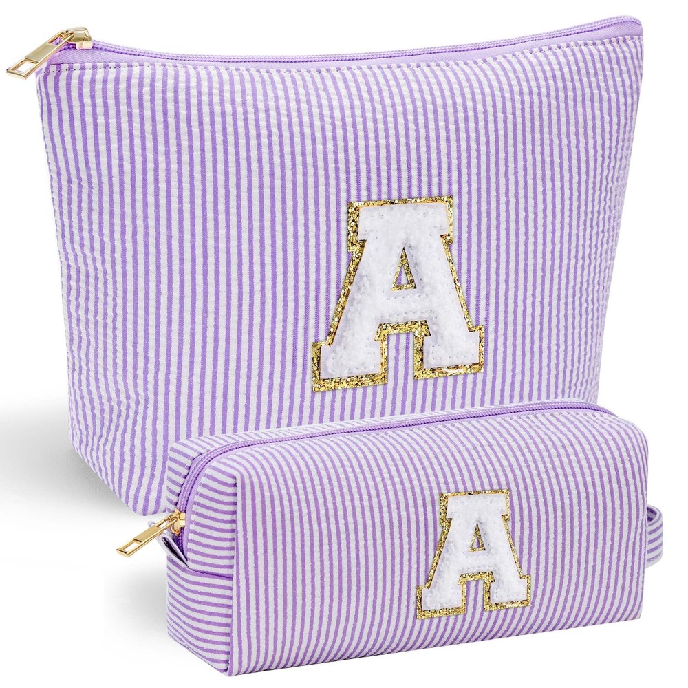YOOLIFE Easter Basket Gifts for Kids Teen Girls Women | Initial Makeup Purple