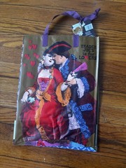 Trader Joe’s Virginia Tote Bag Lovers Romantic Art Reusbale 6 Gallon Bag New