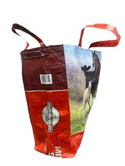 Upcycled Feed Bag, Handmade, Repurposed, Shopping bag (horse, Cow, Goat, Sheep)