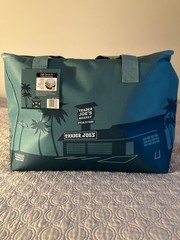 TRADER JOE’S 8 Gallon INSULATED COOLER BAG LARGE DUSTY BLUE TRUSTED SELLER MWT