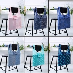 Cloth Grocery/tote Bags Reusable Foldable Recycle For Shopping Fits In Pocket Ec