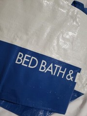 NWT BED BATH & BEYOND REUSABLE XL EVERYDAY HANDLE SHOPPING TOTE BAG Bundle Of 2