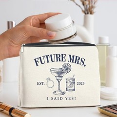 Wedding Bridal Shower Gifts for Bride to Be 2025 Future Mrs Makeup Bag B