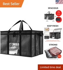 Heavy-Duty 3XL Insulated Catering Tote – Perfect for Grocery & Food Delivery