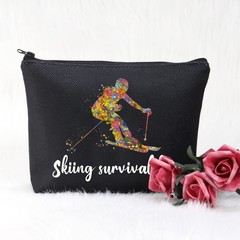 POFULL Skiing Bag – Team Gifts and Survival Kit for Ski Black
