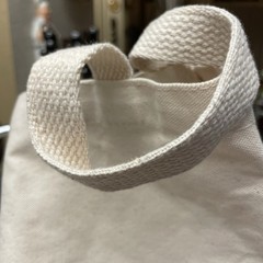 Off White Extra Large Reusable Heavy Duty Canvas Tote Bag
