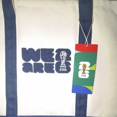 NWT FIFA World Cup We are 26 Canvas Tote Navy Blue