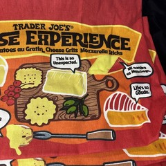 (3) Trader Joe’s Bag NEW Cheese Experience Canvas Shopping Bags Heavy Duty