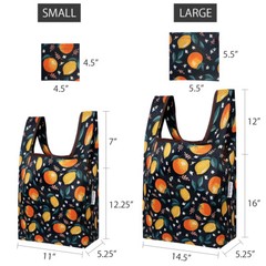 Wrapables JoliBag Collection Reusable Shopping Bag (Set of 2)