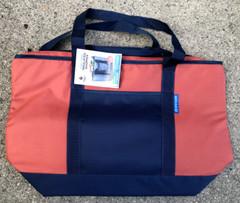Sam’s Club Cooler Tote 25×17 Insulated Shopping Bag Shopper ORANGE BLUE RARE NEW