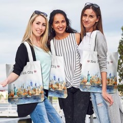 Jeilink New York Souvenirs and Gifts Beach Weekender Tote New York City 1192