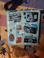 Reusable Bag Vintage & Antique Analog Camera Design Satchel Film Culture Fun