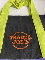 Lot Of 3 Trader Joe’s Mini Halloween Canvas Tote Bag Multi color New
