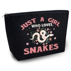 Yoxiumi Snake Gifts for Women Bag Snakes 25*17cm, black-Snakes