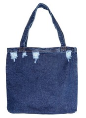 Reusable Grocery Bags Denim Tote Bag Casual Lightweight Classic Retro Shopper