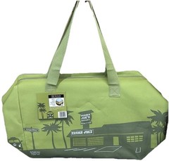 Trader Joe’s 8 Gallons Reusable Bag Cooler Large Insulated Tote Olive Green