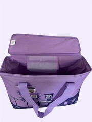Trader Joe’s Large Insulated Cooler Bag. PURPLE RAIN WITH TAG Free Shipping New
