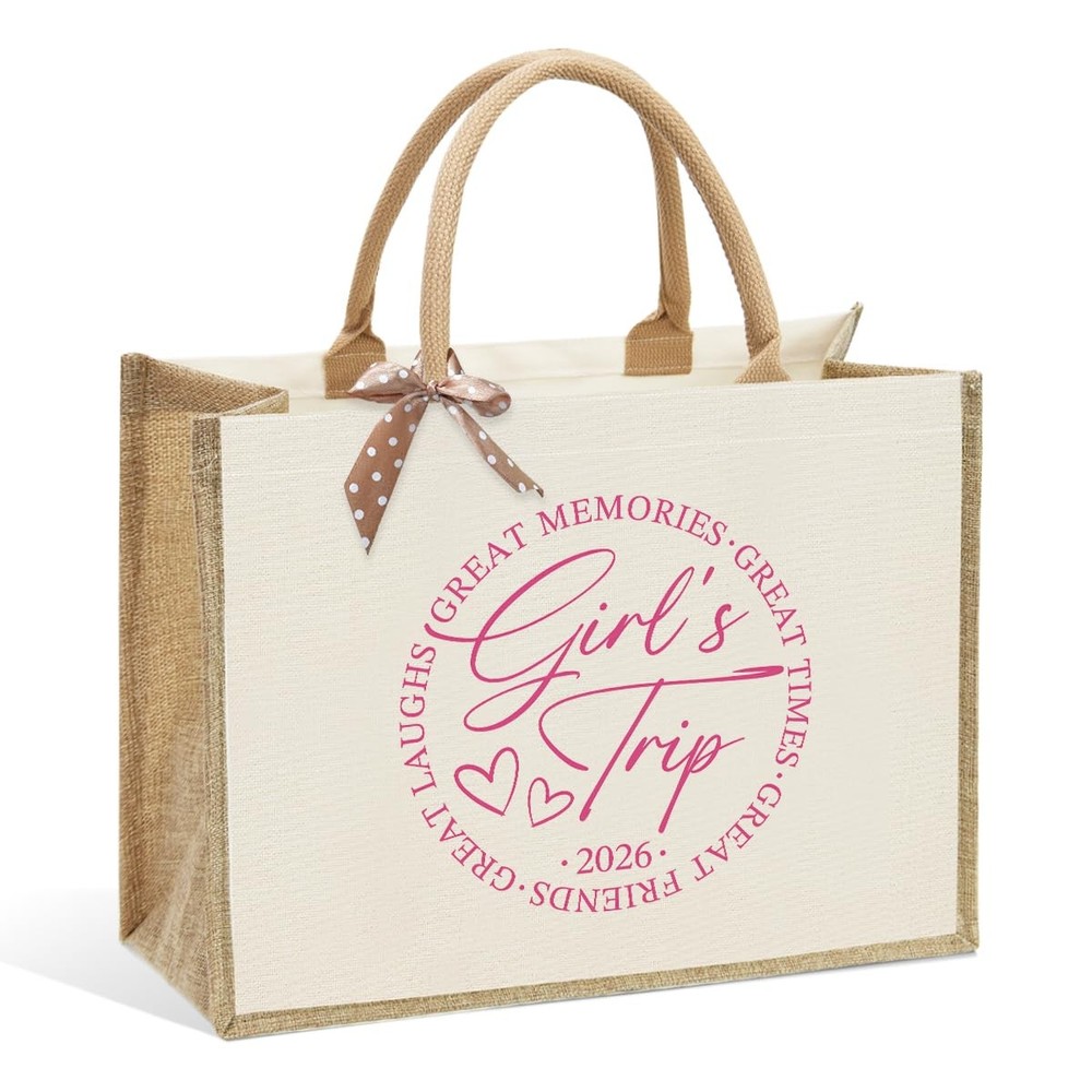 Girls Trip 2026 Shoulder Bag, Girls Weekend 2026, Sister Weekend Gifts Tote B…