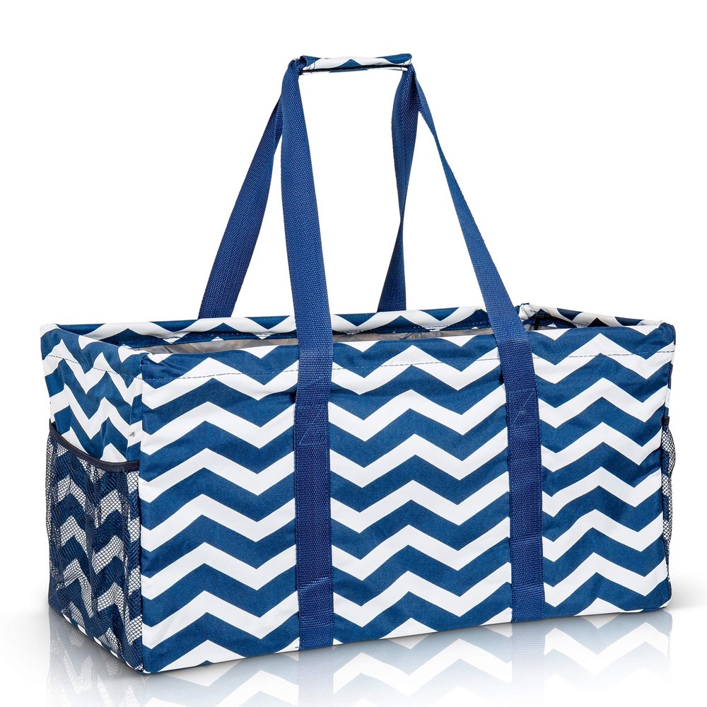 Extra Large Utility Tote Bag, Oversized Collapsible Reusable Wire Frame Recta…
