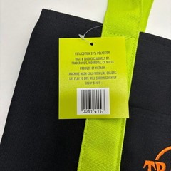 LOT 2x — Trader Joe’s Canvas MINI Tote Bag — Halloween Black Purple Green Orange