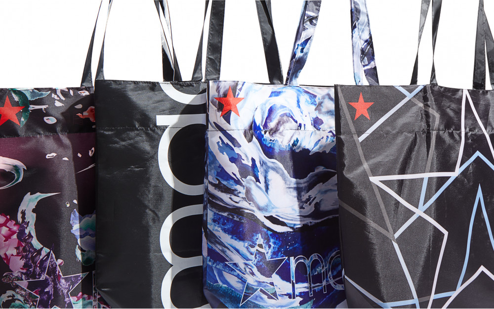 4 Macy’s Ocean Cycle Reusable Tote Beach Bag – Logo, Star, Flowers, Wave