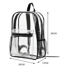 Small Clear Backpack Transparent Pvc Backpack Summer Waterproof Beach Cell Phone