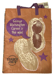Trader Joe’s Reusable Peanuts Grocery Bag Rare NWT Ship Flat