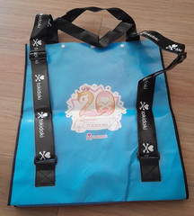 1 x NEW TOKIDOKI REUSABLE SHOPPING BAG/BACKPACK/TOTE – 20th anniversary print