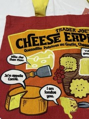 Trader Joe’s Reusable Bag with Zipper Cheese Experience