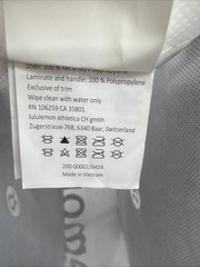 Lululemon Reusable Shopping Small Tote Bag Handle – Black & White Logo.