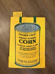 Trader Joe’s Yellow Corn Shopping Tote Bag Reusable Eco Friendly Limited Edition